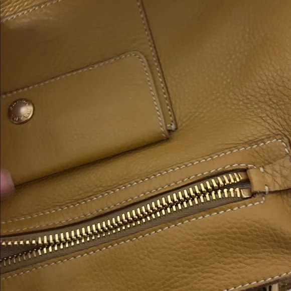 Prada Mustard Yellow Leather Shoulder Bag - Picture 13 of 14